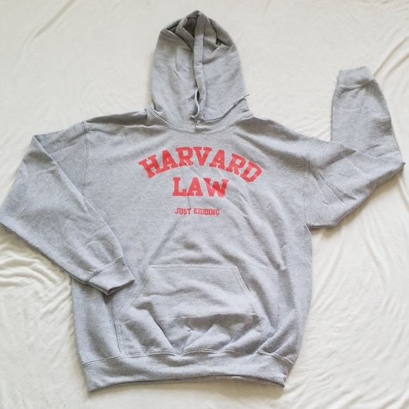 Gildan Other - Funny Hoodie Harvard Law Lawyer Sweatshirt